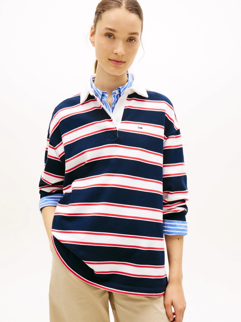 POLO DE RUGBY A RAYAS RELAXED FIT - 1