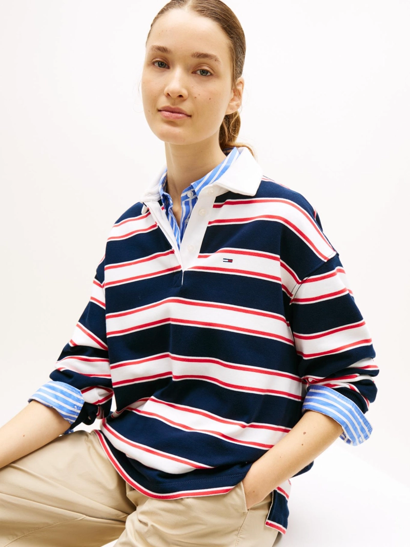 POLO DE RUGBY A RAYAS RELAXED FIT - 4