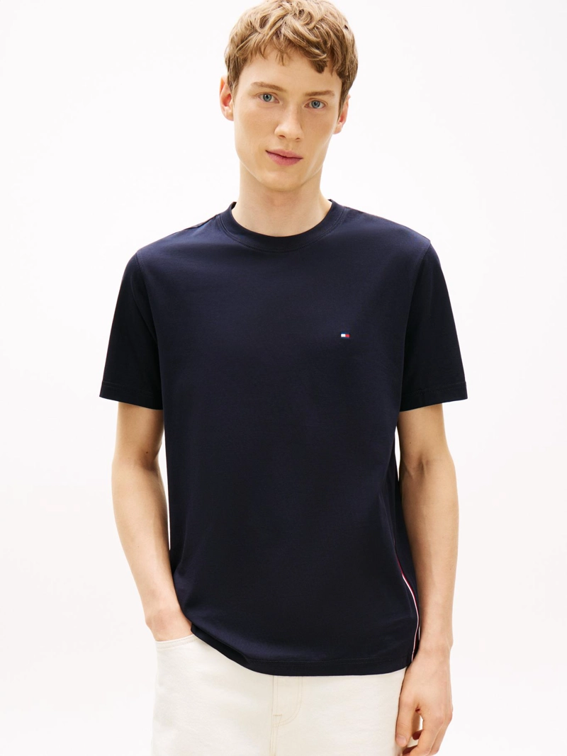 POLERA CON RAYAS GLOBAL STRIPE REGULAR FIT - 1