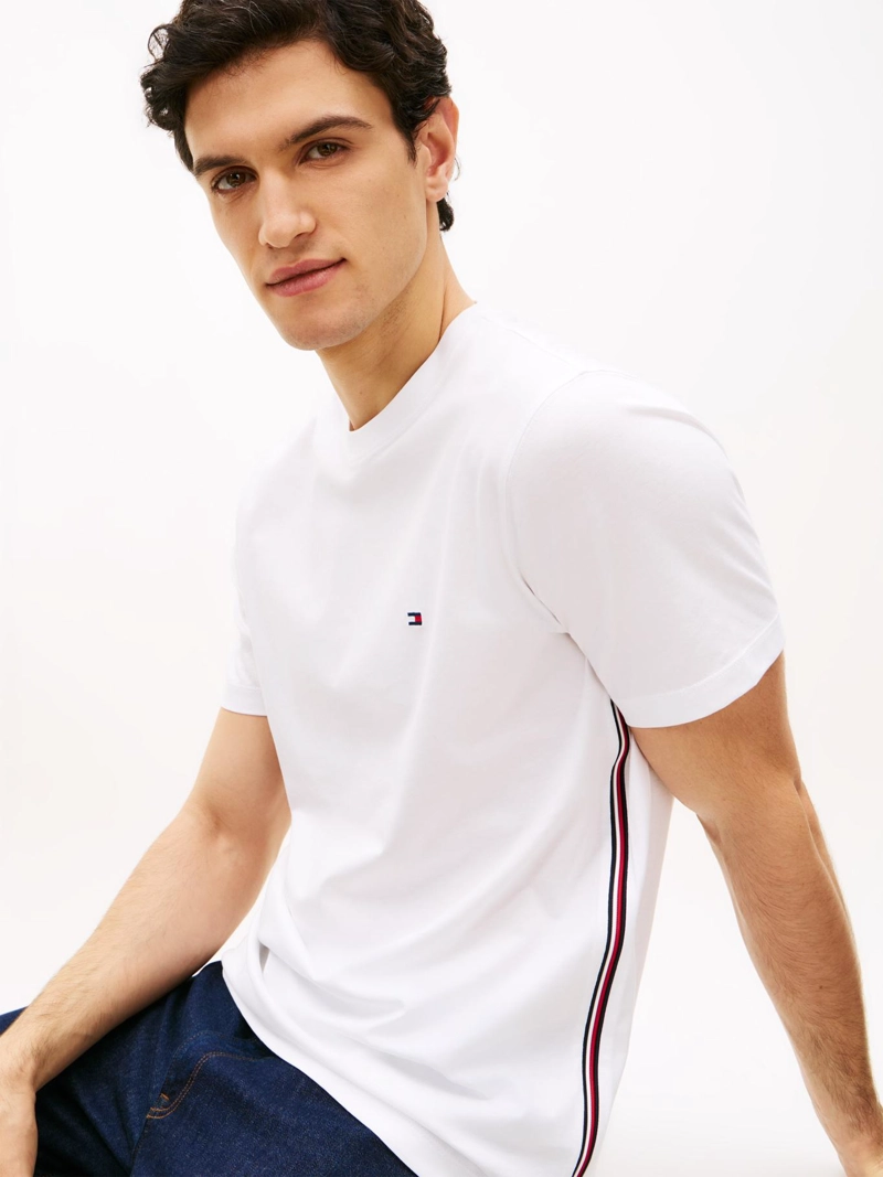 POLERA CON RAYAS GLOBAL STRIPE REGULAR FIT - 4