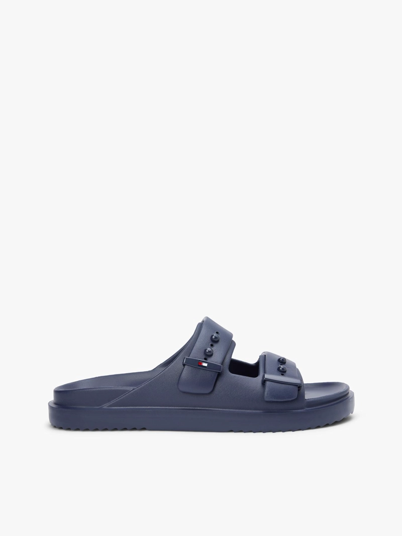SANDALIAS CON HEBILLAS Y SUELA DENTADA - 5