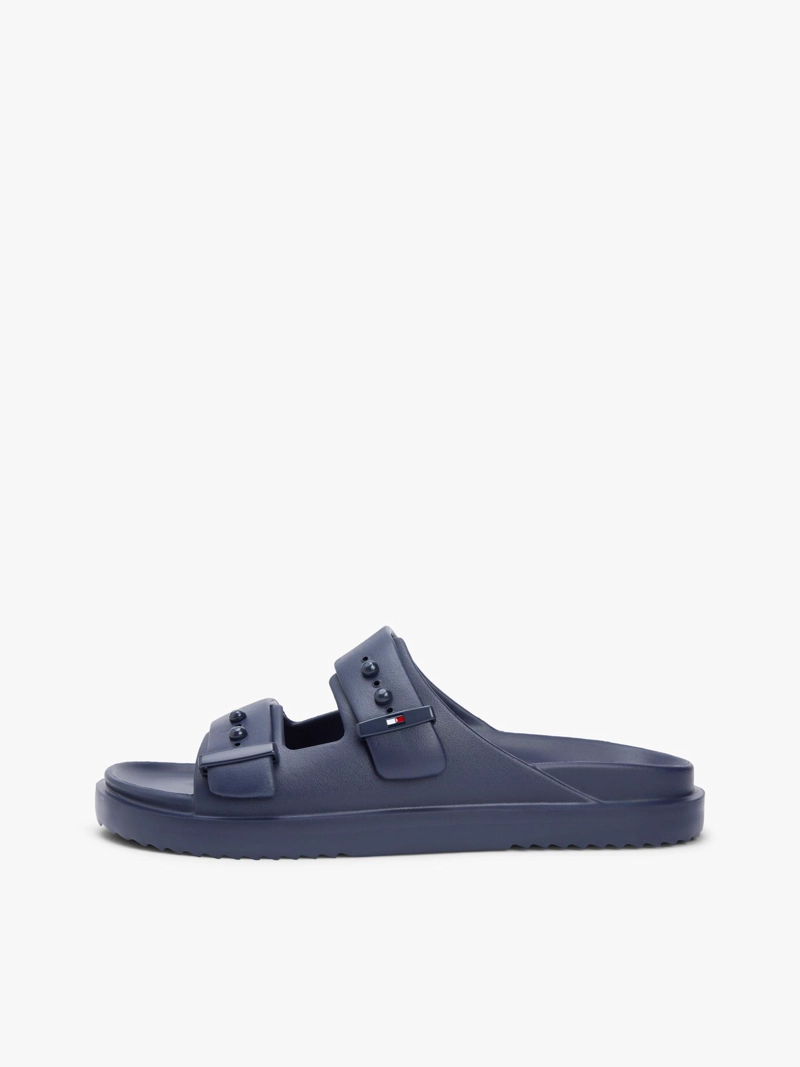 SANDALIAS CON HEBILLAS Y SUELA DENTADA - 6