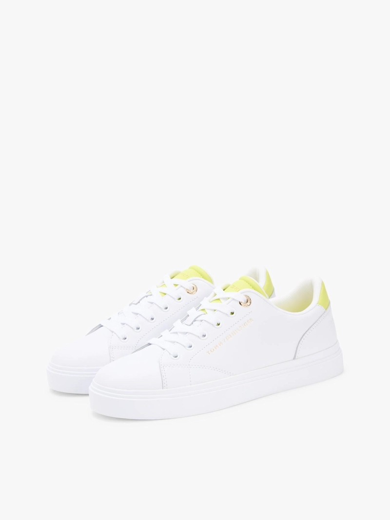 ZAPATILLAS DE CUERO CON LOGO METALIZADO - 1