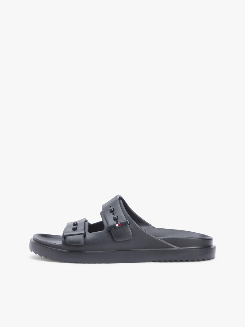 SANDALIAS CON HEBILLAS Y SUELA DENTADA - 7