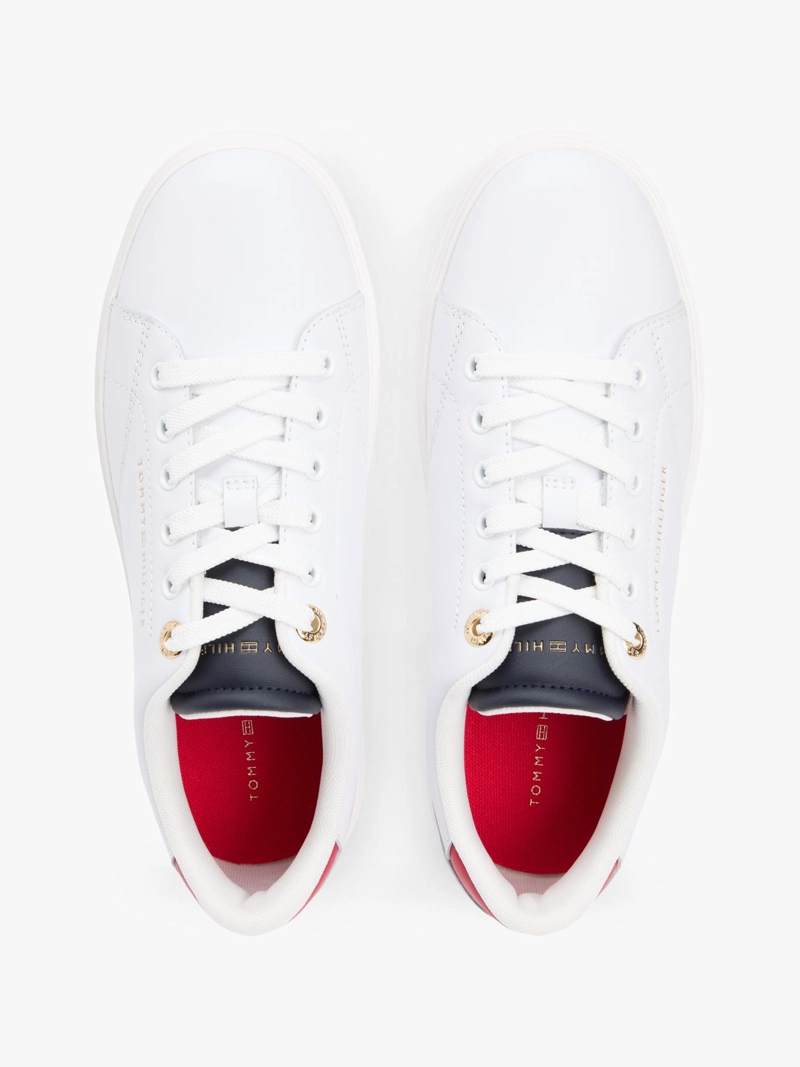 ZAPATILLAS DE CUERO CON LOGO METALIZADO - 3