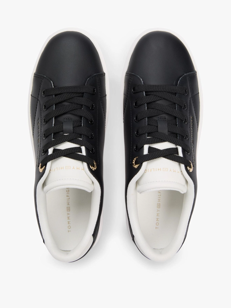 ZAPATILLAS DE CUERO CON LOGO METALIZADO - 3