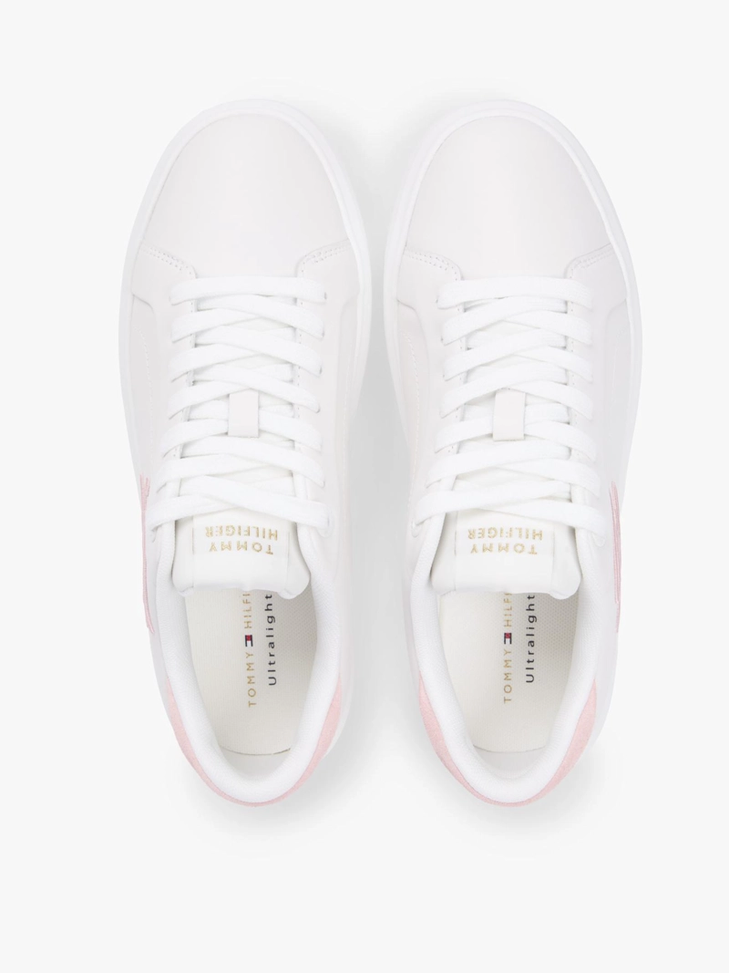 ZAPATILLAS DE CUERO CON LOGO BORDADO - 3