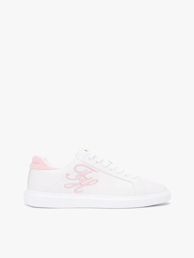 ZAPATILLAS DE CUERO CON LOGO BORDADO - 5