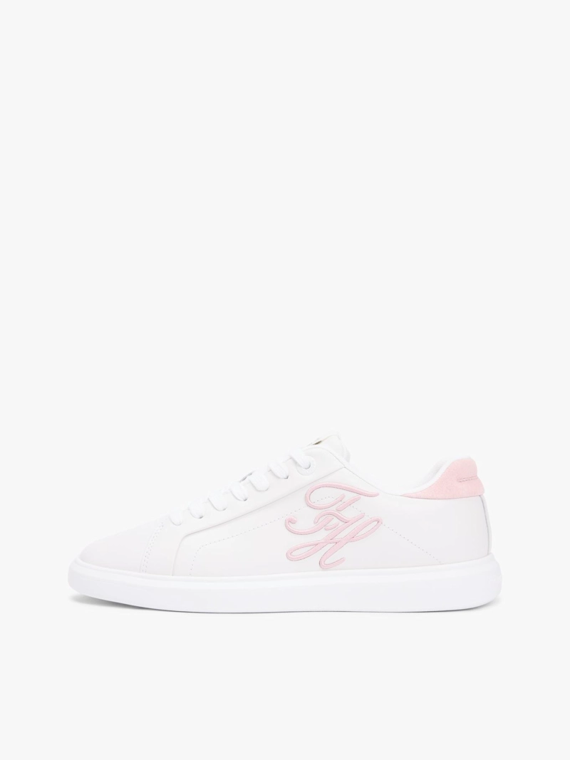 ZAPATILLAS DE CUERO CON LOGO BORDADO - 6