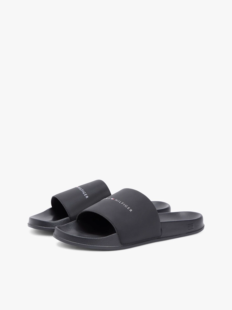 SANDALIAS TEXTURIZADAS CON LOGO - 1
