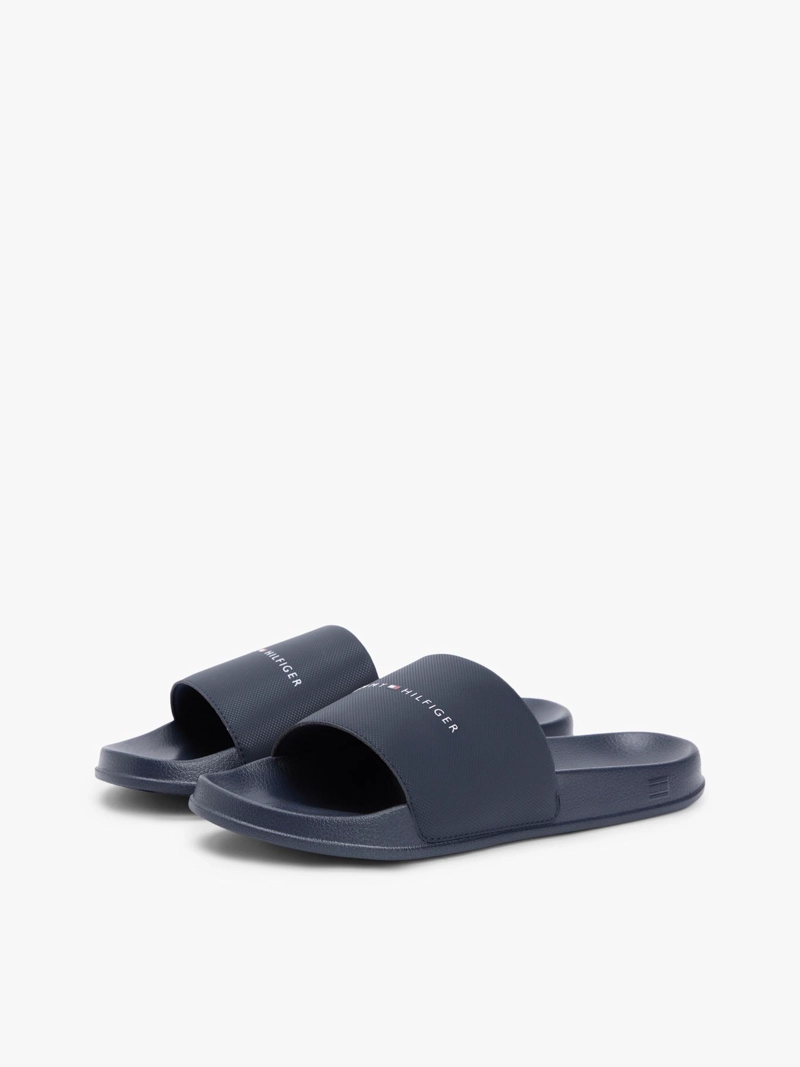 SANDALIAS TEXTURIZADAS CON LOGO - 1