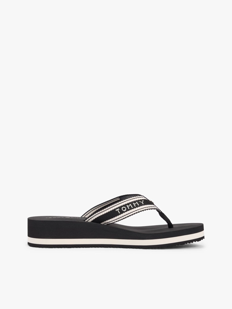 SANDALIAS DE CUÑA CON TIRA TRENZADA - 5