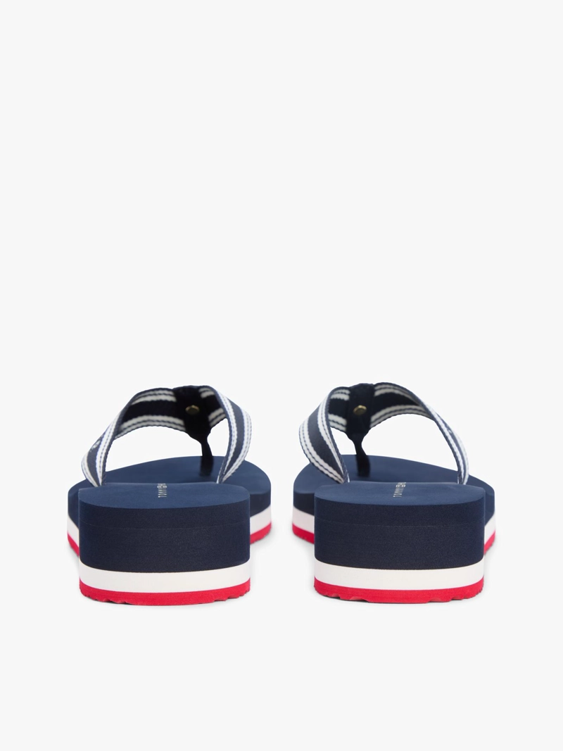 SANDALIAS DE CUÑA CON TIRA TRENZADA - 4