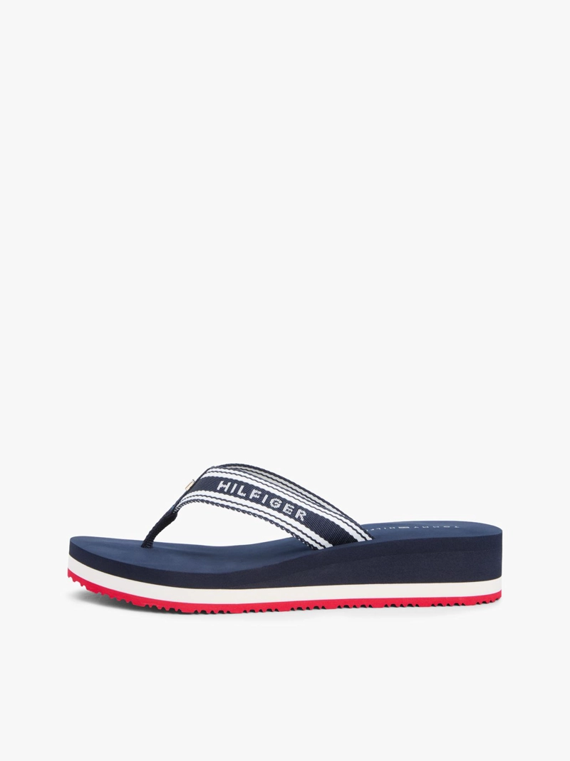 SANDALIAS DE CUÑA CON TIRA TRENZADA - 6