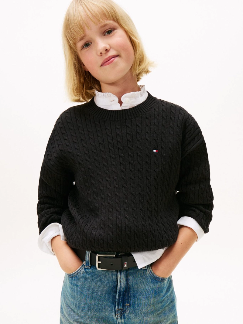 SWEATER DE PUNTO TRENZADO - 1