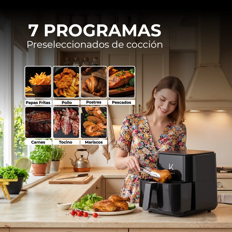 FREIDORA DE AIRE CHEF EDITION 4L - 6