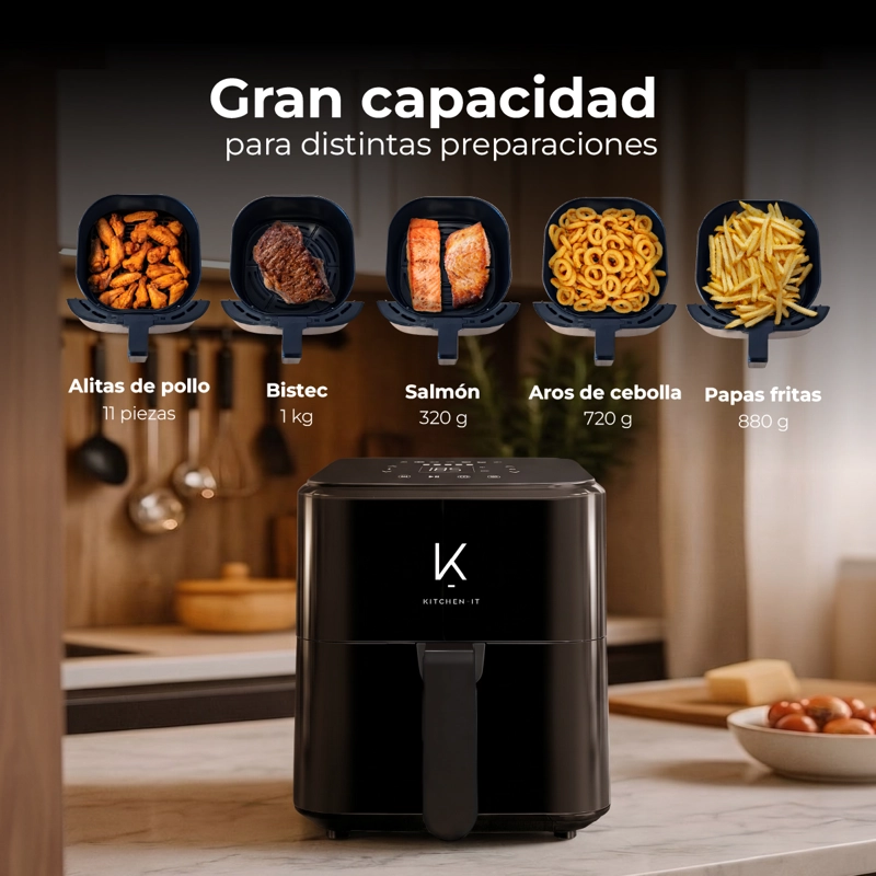 FREIDORA DE AIRE CHEF EDITION 4L - 7