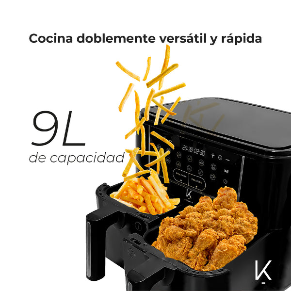 FREIDORA DE AIRE DUAL EDITION 9L - 10