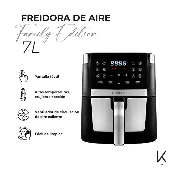 FREIDORA DE AIRE KITCHEN-IT FAMILY EDITION 7 LITROS - 3