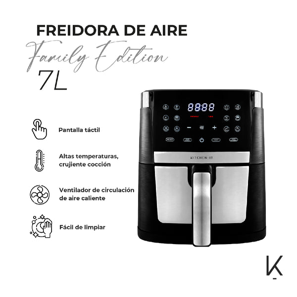 FREIDORA DE AIRE KITCHEN-IT FAMILY EDITION 7 LITROS - 6