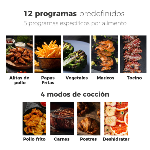 FREIDORA DE AIRE KITCHEN-IT FAMILY EDITION 7 LITROS - 9