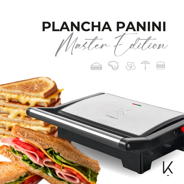 SANDWICHERA PLANCHA PANINI MASTER EDITION KITCHEN-IT - 5