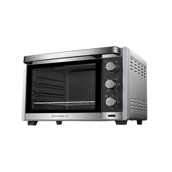 HORNO ELÉCTRICO KITCHEN-IT SILVER SERIES 45L DOBLE VIDRIO - 2