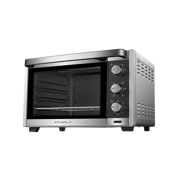 HORNO ELÉCTRICO KITCHEN-IT SILVER SERIES 45L DOBLE VIDRIO - 5