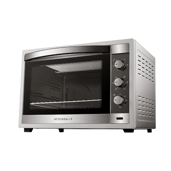 HORNO ELÉCTRICO KITCHEN-IT SILVER SERIES 60L DOBLE VIDRIO - 2