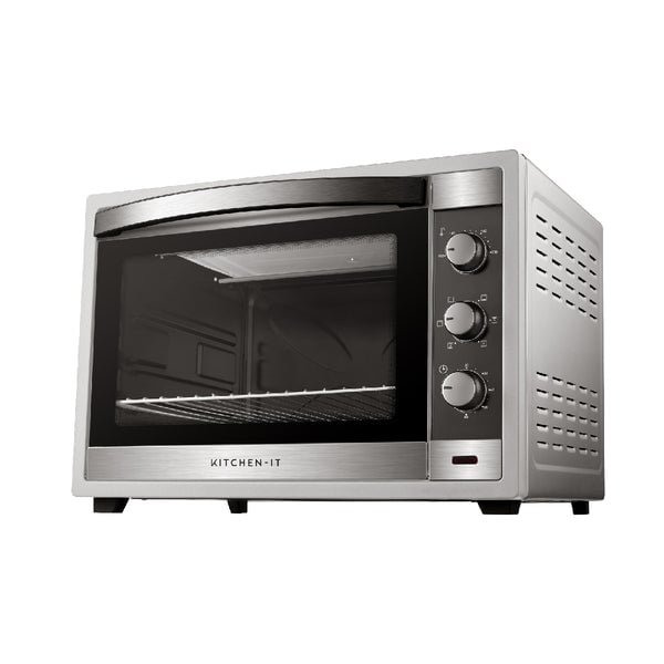 HORNO ELÉCTRICO KITCHEN-IT SILVER SERIES 60L DOBLE VIDRIO - 5