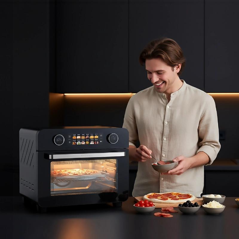 HORNO FREIDORA AIRE KITCHEN-IT 25L SMART EDITION - 9