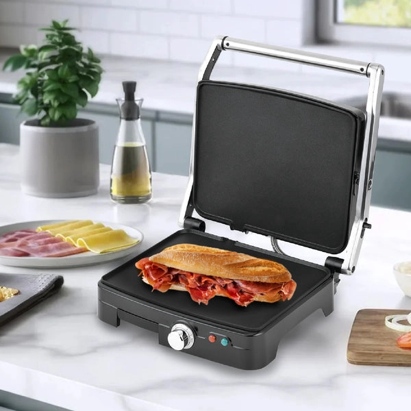PLANCHA PANINI PRO MAX XL KITCHEN-IT SUPERFICIE PLANA - 8