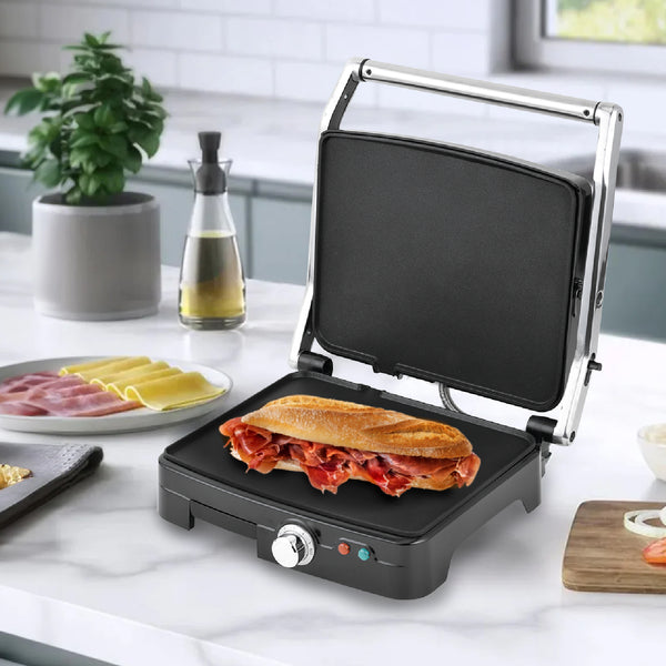 PLANCHA PANINI PRO MAX XL KITCHEN-IT SUPERFICIE PLANA - 10