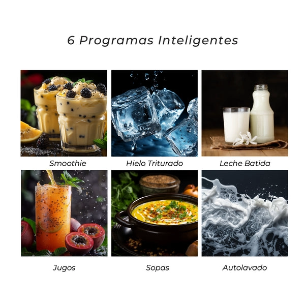 LICUADORA KITCHEN-IT SMART SYSTEM 1200W - 10 VELOCIDADES - 7