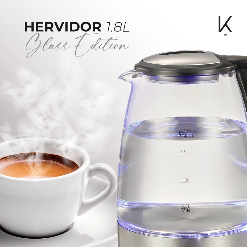 HERVIDOR DE VIDRIO 1.8L GLASS EDITION - 6