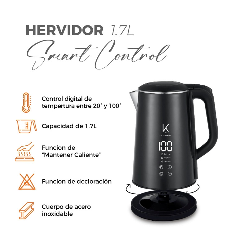 HERVIDOR SMART CONTROL 1,7L - 6