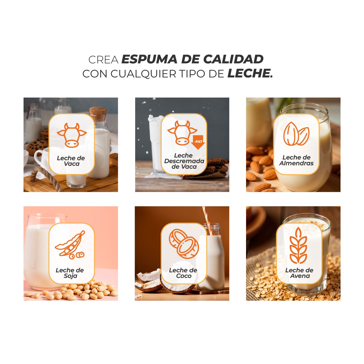ESPUMADOR DE LECHE AEROFOAM 4 EN 1 - 9