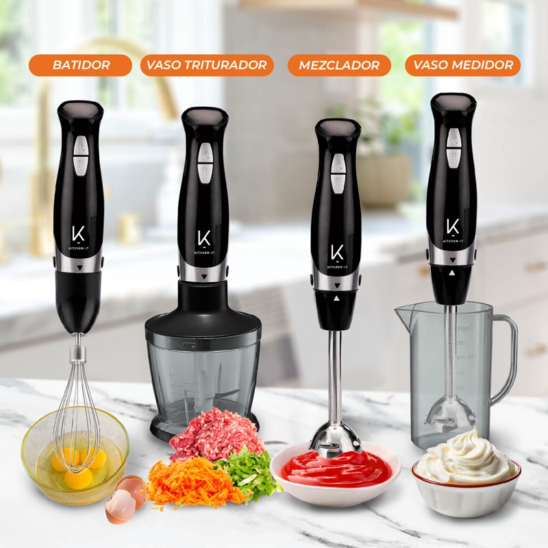 MINIPIMER LITE 600W KITCHEN-IT 4 EN 1 - 9