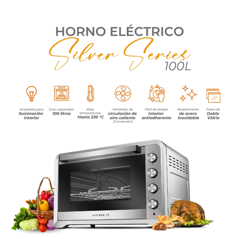 HORNO ELE CTRICO SILVER SERIES 100L - 3