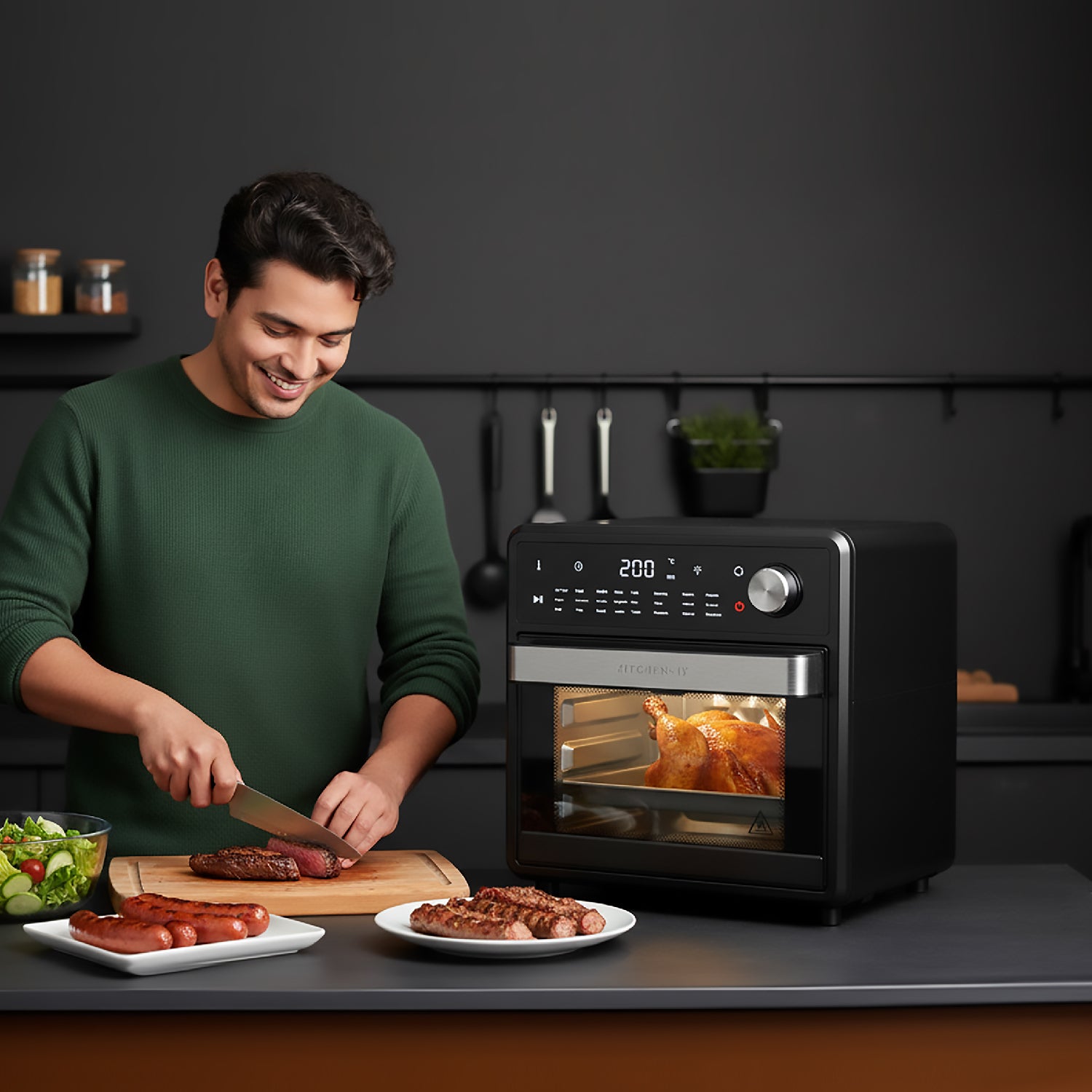 HORNO FREIDORA DE AIRE FULL EDITION 24 EN 1 - 15L - 10