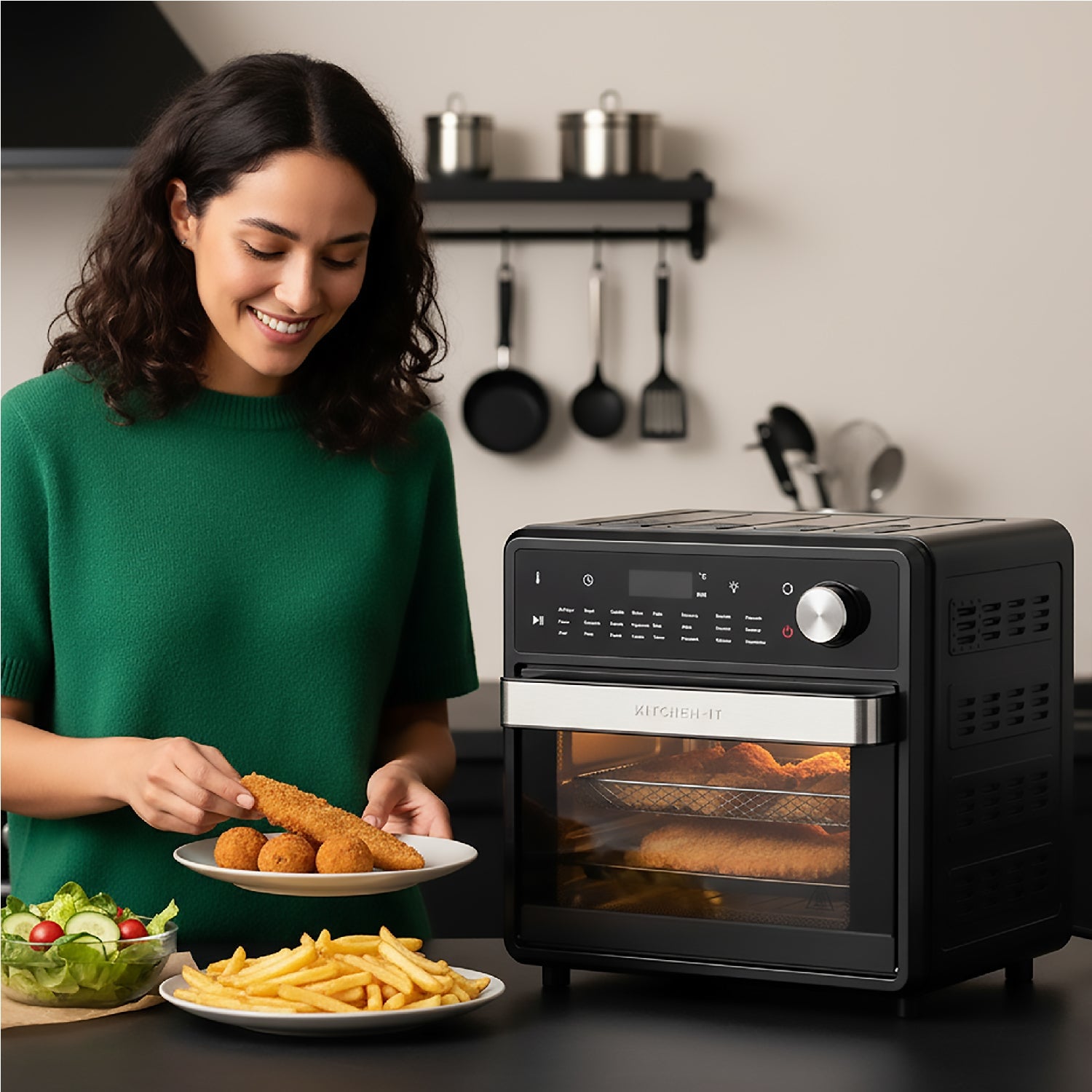 HORNO FREIDORA DE AIRE FULL EDITION 24 EN 1 - 15L - 11