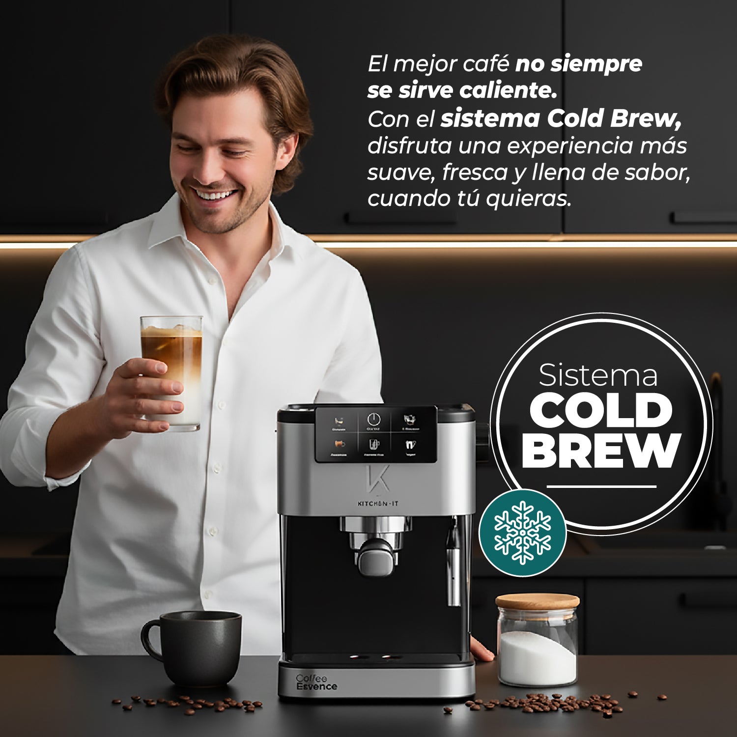 CAFETERA ESPRESSO COOL SHOT 5 EN 1 - 5