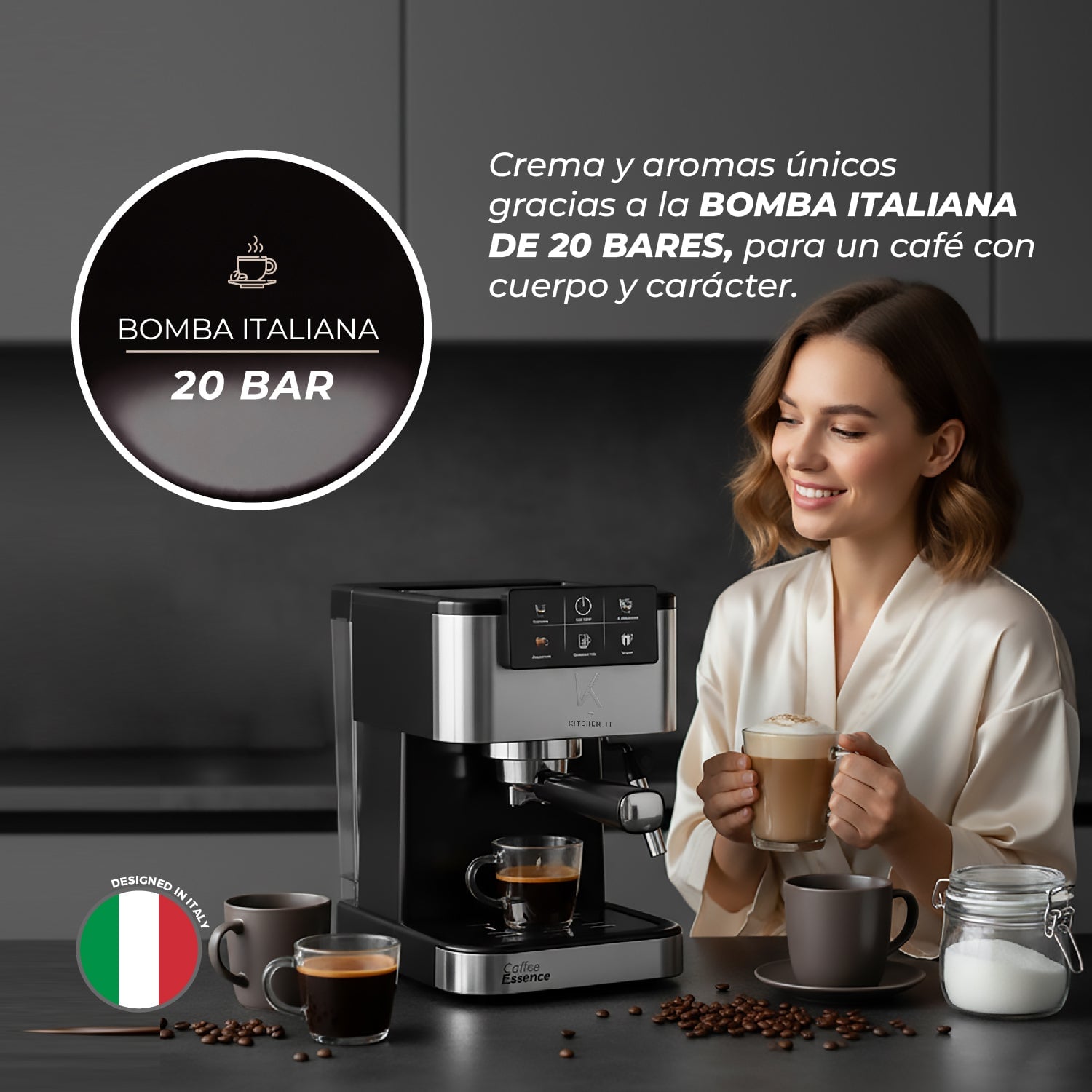 CAFETERA ESPRESSO COOL SHOT 5 EN 1 - 6