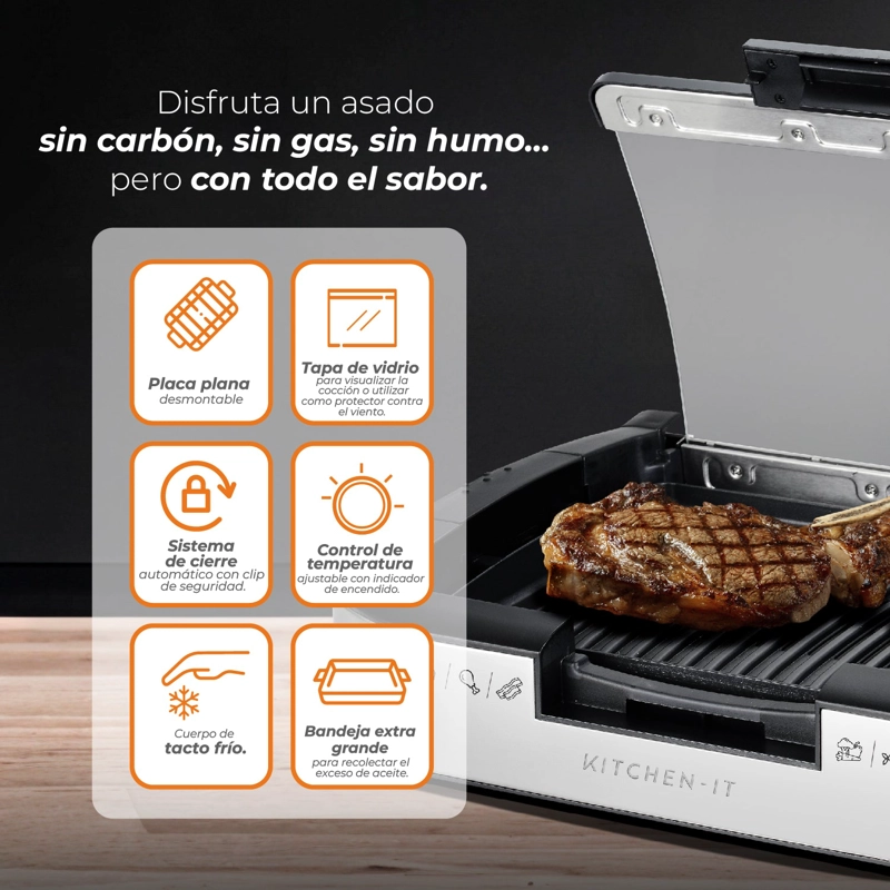 PARRILLA ELE CTRICA POWER GRILL - 6