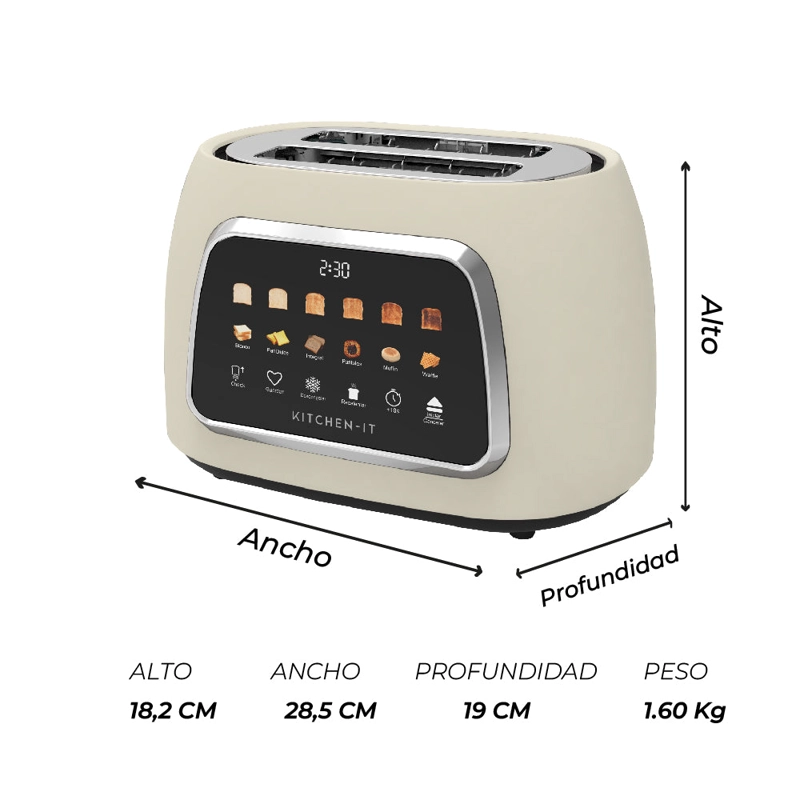 TOSTADOR DIGITAL SMART TOAST COMPACT - 2