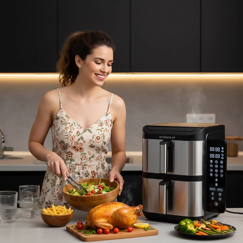 FREIDORA DE AIRE DUAL CRISP XL 10L - 12