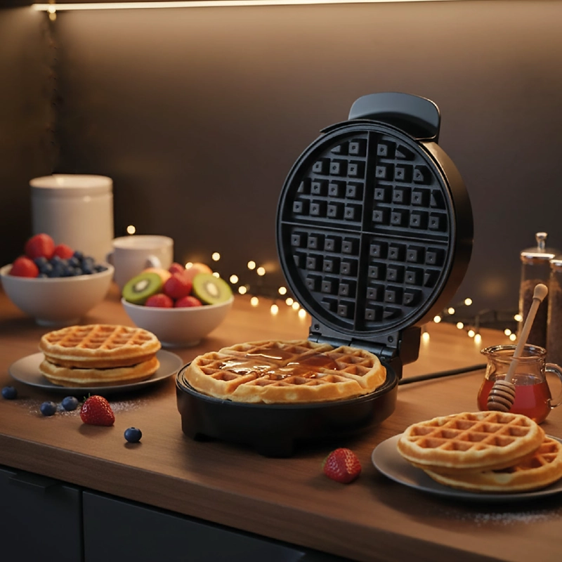 MAQUINA DE WAFFLES BELGIAN CRISP CON REVESTIMIENTO DE CERAMICA ANTIADHERENTE - 8