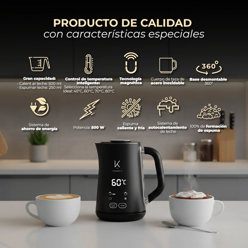 ESPUMADOR DE LECHE AEROTEMP PRO - 7