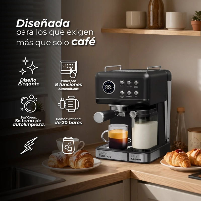 CAFETERA ESPRESSO CREAM LAB 8 EN 1 - 6