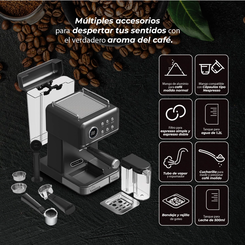 CAFETERA ESPRESSO CREAM LAB 8 EN 1 - 7